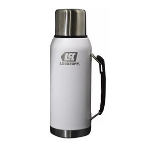 Termo Acero Inoxidable Lusqtoff - 1lt Con Manija Blanco