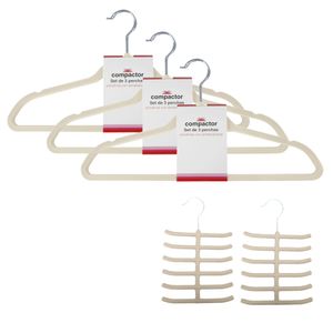 Set X 27 Perchas Terciopelo - Ultralivianas - Ultradelgadas