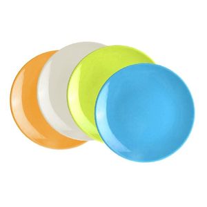 Plato Postre Ceramica Color 20 Cms X 1 Unid Kuthaya Importad