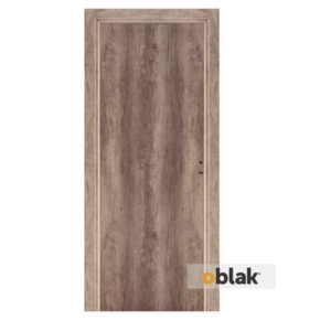 Puerta Placa Teks Sc Nogal Mm 80/10 I