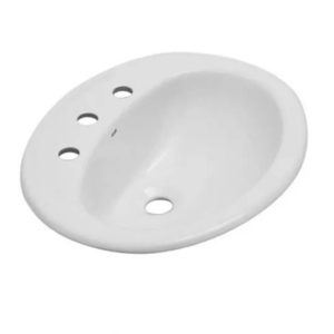 Lavatorio Baño Pileta Roca Modelo Capri 3 Agujeros