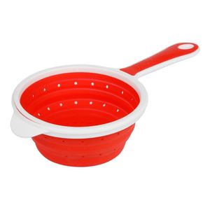 Colador De Silicona Plegable Con Mango Asa Redondo Aston
