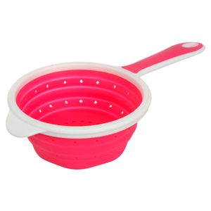 Colador De Silicona Plegable Con Mango Asa Redondo Aston