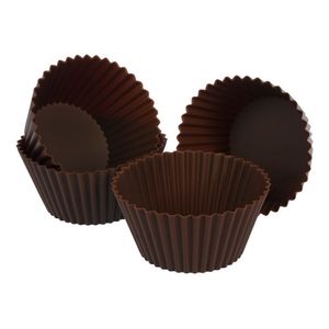 Molde Muffins Silicona Set X 4 Unidades Horno Cupcake Aston