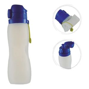 Botella Botellon Bidon Plegable Deportivo De Silicona  400 M