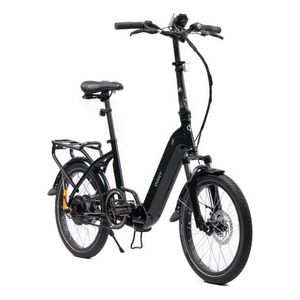Bicicleta Electrica Plegable Qüint Negra