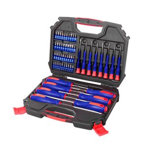 Juego set 56 Destornilladores / Puntas Caja Plástica WORKPRO (W009013)