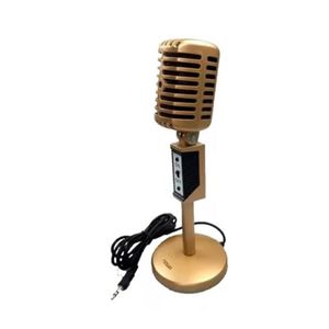 Microfono Multimedia Retro Vintage Pc Ajustable Chat Graba