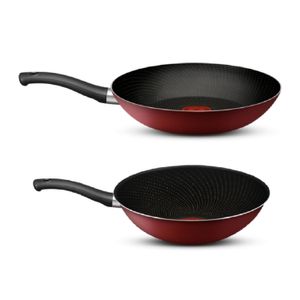SET SARTEN  WOK TEFAL -RED SURPRISE 2428CM ALUMINIO (L2T1IVC11)