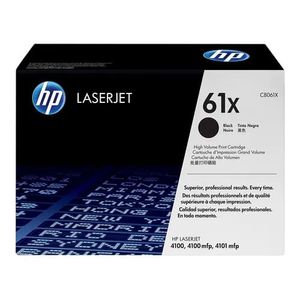 Cartucho de Toner Original HP LaserJet 61X C8061X Alto Rendimiento Negro