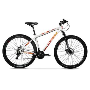 Bicicleta Topmega MTB Regal R29 21v Shimano  Blanco/Rojo/Naranja Talle M 1007967