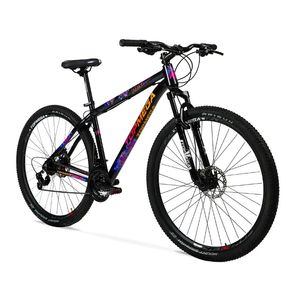 Bicicleta Topmega MTB Regal R29 21 v Shimano Negro/Fucsia/Naranja Talle M 1007978