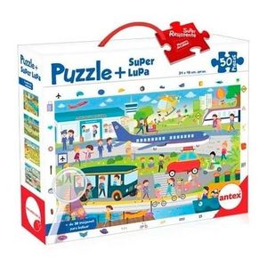 Rompecabezas Puzzle 50 Pzas Con Lupa 3035