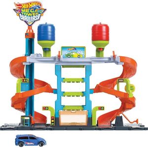 Hotwheels City Megatower Carwash Color Shifters Hdp05 Mattel