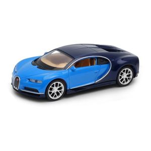 Welly 1:34 Bugatti Chiron Celeste con negro 43738cw