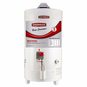 TERMOTANQUE SHERMAN TPG050MSH13 50LTS PIE MG