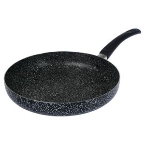Sarten 28 Cms Antiadherente Con Mango Pedra Negro Aston Premium
