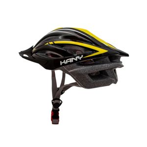 Casco Kany - Talle L - Color Negro y Amarillo
