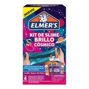 Kit Slime Elmer´s Brillo Cósmico Pack X4 Piezas