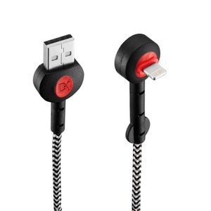 Cable Dekkin Lighting Redondo 90 Grados Negro Y Blanco