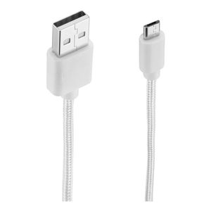Cable Dekkin Micro Usb Trenzado Blanco