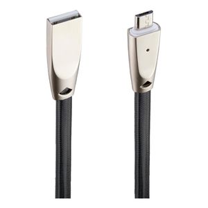 Cable Dekkin Micro Usb Metalico Negro