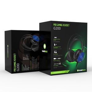 Auriculares con Microfono Gamemax HG200 7 Colores 3.5mm Negro