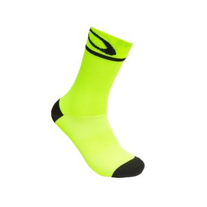 Medias Oakley Cadence Unisex Ciclismo Amarillo Fluo