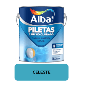 Pintura para Piletas Caucho Clorado Alba 4 Lts