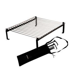 Parrilla plegable de enrollar c/funda