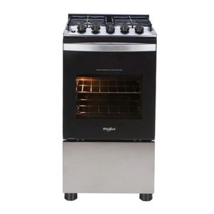 Cocina a Gas Whirlpool 4 Hornallas 50 cm Inox WFO4NBRDIM