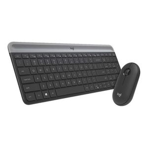 Kit Teclado + Mouse Inalambrico Logitech Mk470 Ultraslim Usb