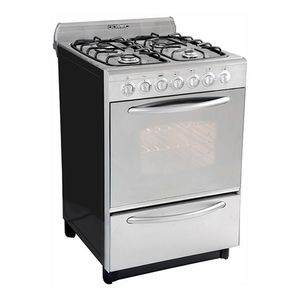 Cocina Multigas Domec Cxuleav 56cm 4 Hornallas Acero Inox