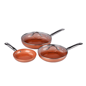 Set de sartenes antiadherentes Eternity Copper x3