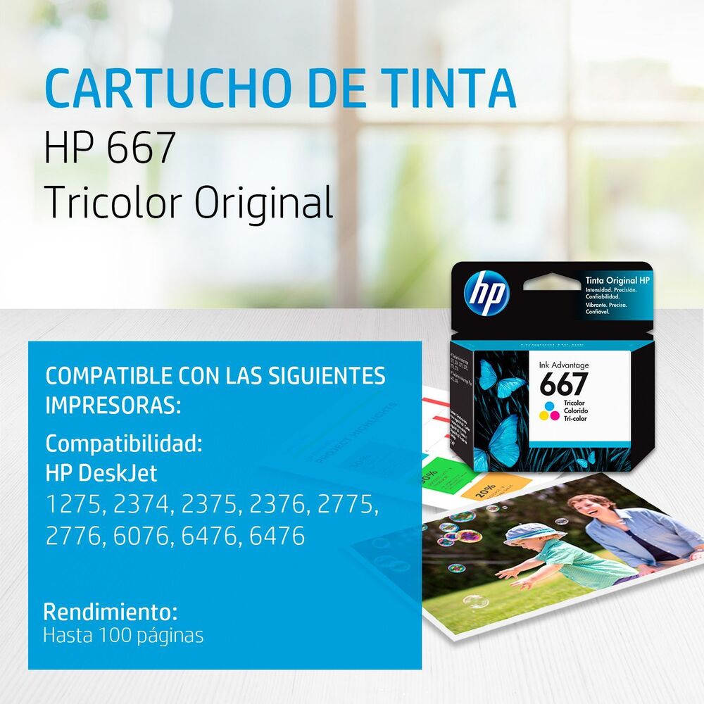 Impresora Multifuncional Hp Modelo 2375 De Cartucho De Tinta