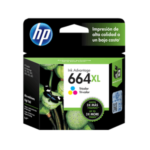Cartucho de Tinta HP 664XL F6V30AL TRICOLOR original 4535