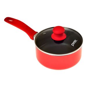 Olla Con Mango 18 Cm Fuego Pyrex Teflon Antiadherente