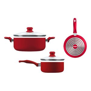 Juego de Ollas de Cocina Set Sartenes Cacerolas Antiadherentes