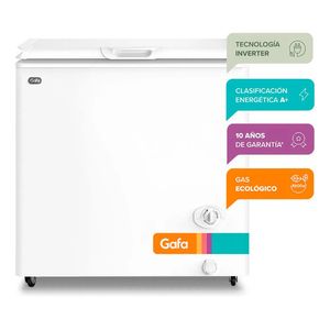 Freezer Horizontal Gafa Fghi200b-m 205lts Inverter Blanco