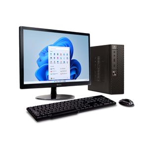 Mini PC EXO Bitsy X6-S5285M + Monitor 24" Intel Core I5 12va RAM 8GB SSD 480GB W11