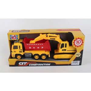 Camiones Serie Construcción Excavadora Y Volcador 1664575