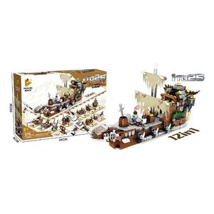Panlos Brick Bloques 12 En 1 Barco Pirata 576 Pzas 1860217