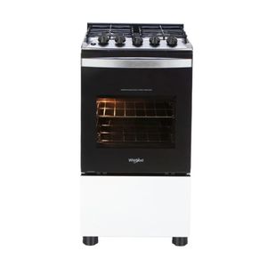 Cocina a Gas Whirlpool 4 Hornallas 50 cm Blanco WFO4NBBDIM