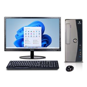 PC EXO Ready D6-S3182 + Monitor 24" Intel Core I3 12va RAM 8GB 256GB SSD W11