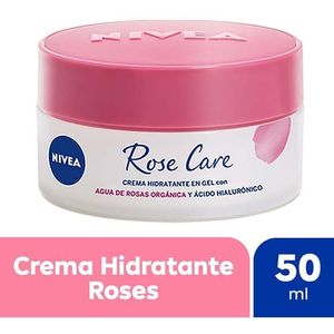 Gel Crema Facial Nivea Agua De Rosas Ácido Hialurónico 50ml Día/noche Todo Tipo De Piel
