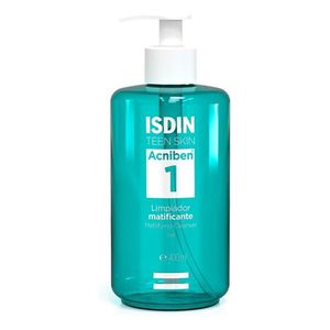 Isdin Acniben Teen Skin Gel Limpiador Matificante 400ml Tipo De Piel Grasa