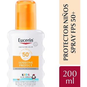 Protector Solar Eucerin Sun Kids Spray Fps 50+ X 200 Ml
