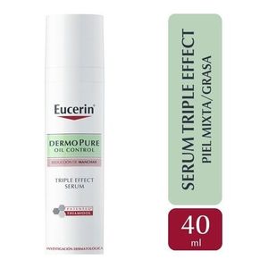 Eucerin Dermopure Oil Control Serum Triple Efecto Antibrillo Tipo De Piel Grasa