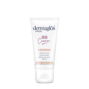 Crema Color Facial Dermaglos Bb Cream Tono Claro X Dermagló
