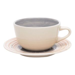 Juego De Vajilla Tazas Desayuno Decorados Oxford 12 Piezas